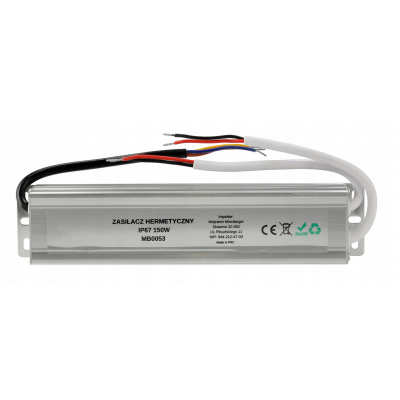 BERGE LED hermetický zdroj - 12V - 150W - 12A - IP67