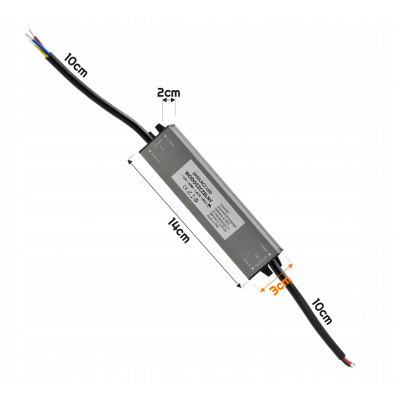 BERGE LED hermetický zdroj - 12V - 20W - 1,67A - IP67