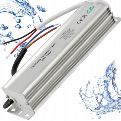 BERGE LED hermetický zdroj - 24V - 100W - 4,17A - IP67