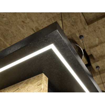 Led-Labs LED profil LUMINES typ B nerez elox 3m