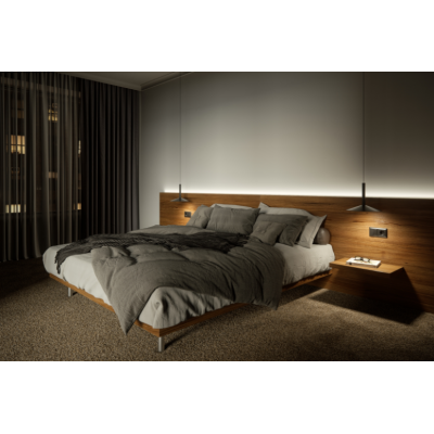 Led-Labs LED profil LUMINES typ J eloxovaný nerez 2,02m