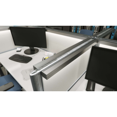 Led-Labs LED profil LUMINES typ Unico bílý lakovaný 3m