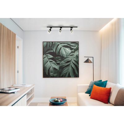 BERGE LED lišta 1m se 3 bodovými světly GU10