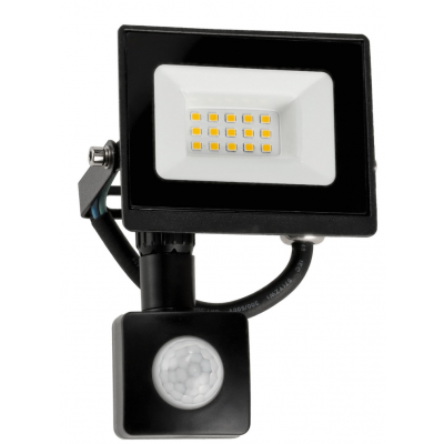 BERGE LED reflektor IP65 - 20W - 1800lm s pohybovým a soumrakovým senzorem - studená bílá