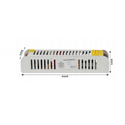 BERGE Tenký napájecí zdroj - 24V - 100W - 4,17A - IP20