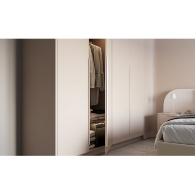 Nábytková úchytka GTV HEXA LONG, C 3x352 mm, L 1200 mm, Al, kašmír