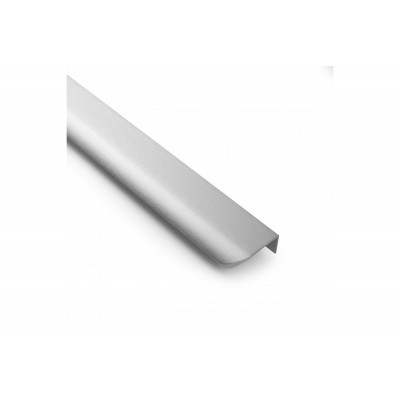 Nábytková klika GTV HEXA, C 160 mm, L 190 mm, Al, kartáčovaná ocel