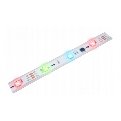BERGE Digitální pásek LED - RGB - IP20 - 5m - duhový efekt