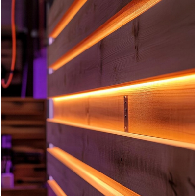 BERGE LED pásek COB Neon 12V - 480D - 9W/m - IP20 - 5m - 990lm - teplá barva