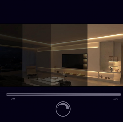 BERGE LED pásek COB Neon 12V - 528D - 15W/m - IP20 - 1650lm - 1m - teplá barva