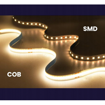BERGE LED pásek COB Neon 24V - 480D - 9W/m - IP20 - 990lm - 1m - neutrální barva