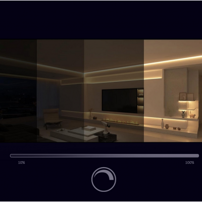 BERGE LED pásek COB Neon 24V - 480D - 9W/m - IP20 - 990lm - 5m - studená barva