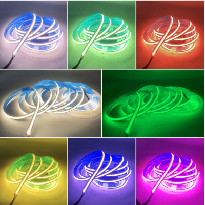 BERGE LED pásek RGB Neon COB 12V - 450D - 15W/m - IP20 - 1m