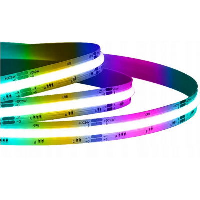 BERGE LED pásek RGB Neon COB 12V - 450D - 15W/m - IP20 - 50m