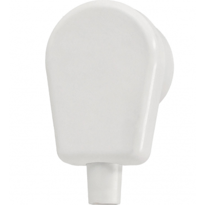 BERGE Bílá úhlová zástrčka s uzemněním 250V - 16A 3x2,5mm2