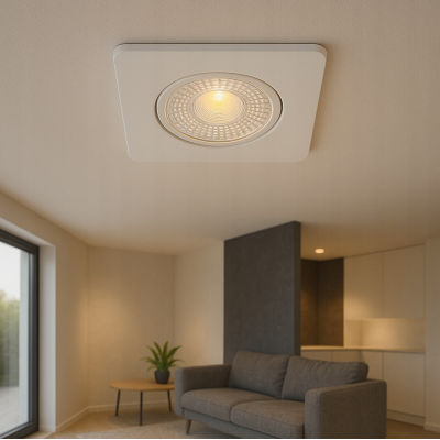 ECOLIGHT Halogenové stropní LED zapuštěné CCT svítidlo