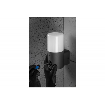 Zahradní svítidlo CORTA-AU PIR, E27, MAX.25W, IP44, AC220-240V, 50-60Hz, svícn, horní díl, grafitová