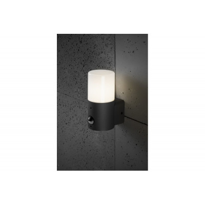 Zahradní svítidlo CORTA-AU PIR, E27, MAX.25W, IP44, AC220-240V, 50-60Hz, svícn, horní díl, grafitová