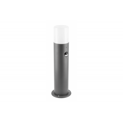 Zahradní svítidlo CORTA-P PIR 40, E27, MAX.25W, IP44, AC220-240V, 50-60Hz, sloupek, grafitová