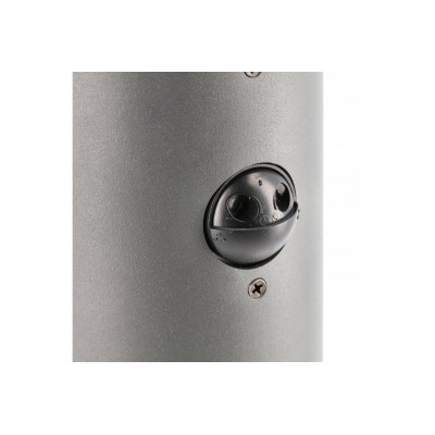 Zahradní svítidlo CORTA-P PIR 40, E27, MAX.25W, IP44, AC220-240V, 50-60Hz, sloupek, grafitová