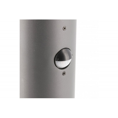 Zahradní svítidlo CORTA-P PIR 40, E27, MAX.25W, IP44, AC220-240V, 50-60Hz, sloupek, grafitová