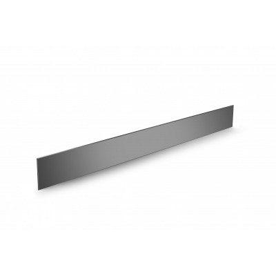 Panel AXIS PRO vnitřní čelní strany, sklo, H 56 mm, L 1100 mm, lopata. nízké (A), černé (1op. 5ks)