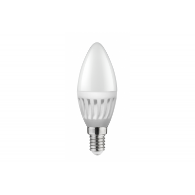 LED SVĚTELNÝ ZDROJ, KERAMICKÝ, A-G, C37, 4000K, E14, 10,0W, AC180-250V, 160°, 1000lm, 80mA