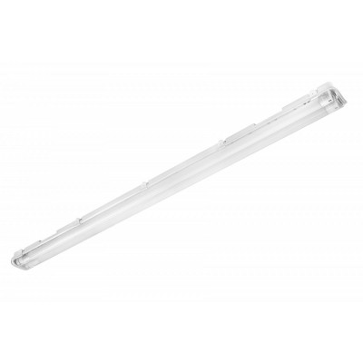 G-TECH Hermetické svítidlo 2xT8 G13, LED, 36W, 3600lm, 4000K, AC220-240V, IP65, ABS/PS,120cm, šedá