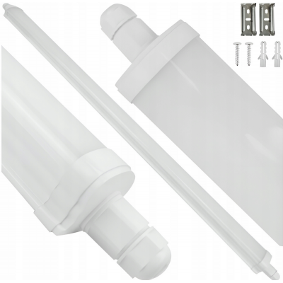 ECOLIGHT Hermetická lineární lampa 120cm - 60W - neutrální barva