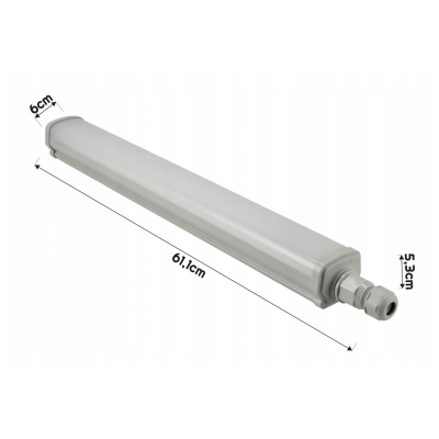 PHILIPS Hermetické LED svítidlo Philips - 60 cm - 15 W - neutrální barva