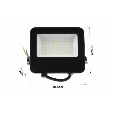 BERGE LED reflektor Heros 30W - IP65 - neutrální bílá