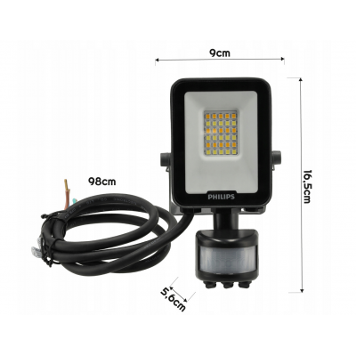 PHILIPS LED reflektor Philips 10W - 1200lm CCT s pohybovým senzorem