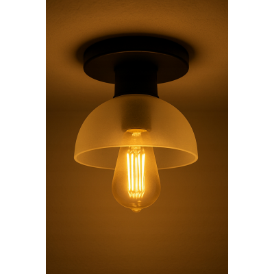 BERGE LED žárovka s vláknem E27 - ST64 - 8W - teplá bílá