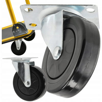 CROWNMAN Otočná gumová nábytková kolečka 4" - 4 ks