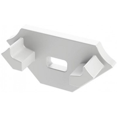 BERGE Krytka pro profil - C - bíla- s otvorem