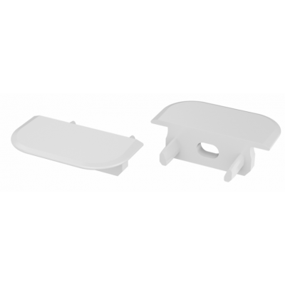 LUMINES Krytka pro profil LED LUMINES Z - bílá s otvorem