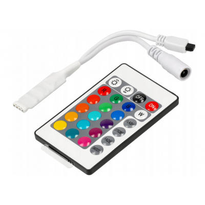 ECOLIGHT Ovladač pro RGB LED pásky, dálkové ovládání IR24 6A