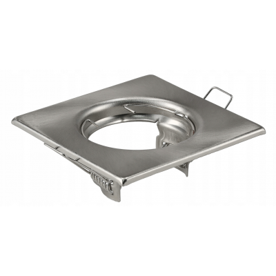 BERGE Pevná čtvercová objímka pro halogenovou žárovku s matným povrchem pro žárovky GU10 MR16