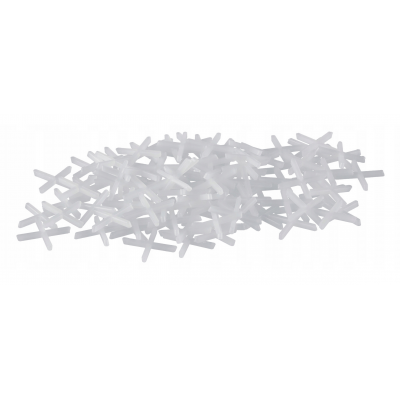 CROWNMAN Plastový kříž na dlaždice 1,5 mm - 100 ks