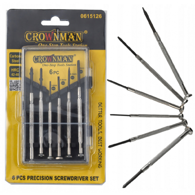 CROWNMAN Sada 6 šroubováků