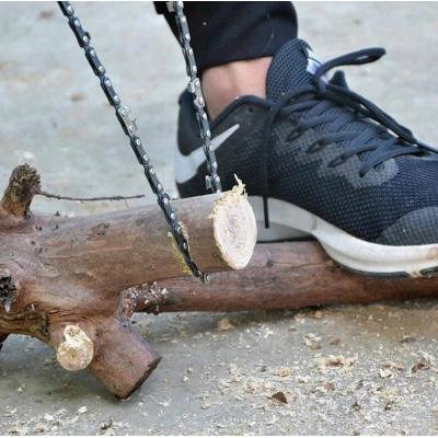 CROWNMAN Skládací motorová pila manuální kempingová turistická 65Mn 3/8 11 čepelí