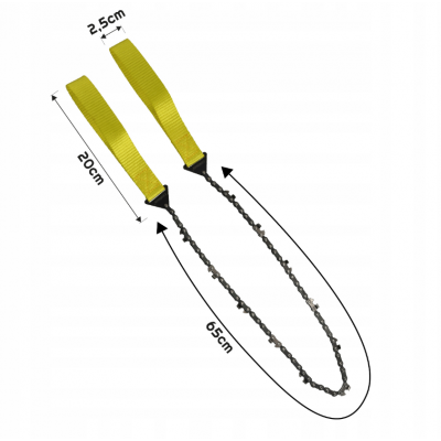 CROWNMAN Skládací motorová pila manuální kempingová turistická 65Mn 3/8 11 čepelí