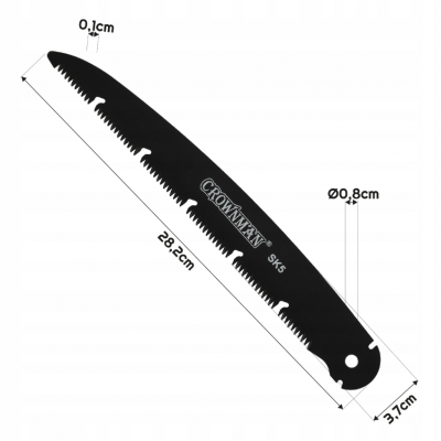 CROWNMAN Vyměnitelný pilový list z uhlíkové oceli 240 mm SK5