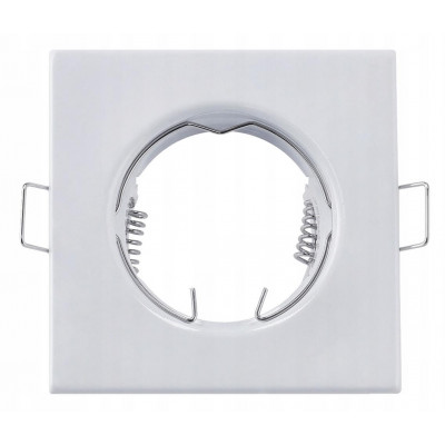 BERGE Halogenové stropní svítidlo, pohyblivé, kulaté, bílé, zapuštěné, GU10, MR16