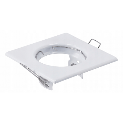 BERGE Halogenové stropní svítidlo, pohyblivé, kulaté, bílé, zapuštěné, GU10, MR16