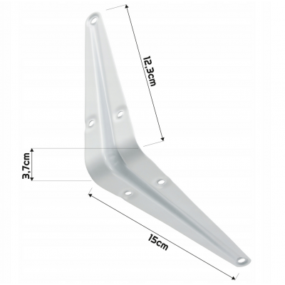 CROWNMAN Konzola police 5"x6" /125*150 mm
