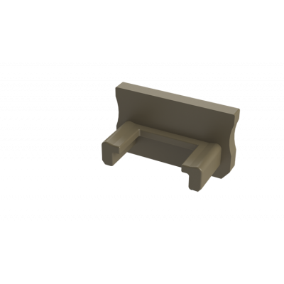 BERGE Krytka pro profil - D - inox