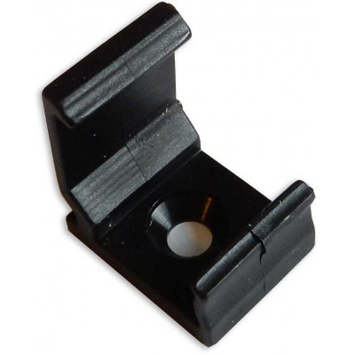 BERGE Montážní úchyt plastový pro profil - C - černý