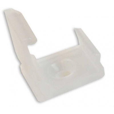 BERGE Montážní úchyt plastový pro profil - C - transparentní