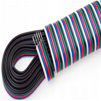 BERGE 100x kabel pro RGBW LED pásky - 5žilový - 0,35 - 100 metrů